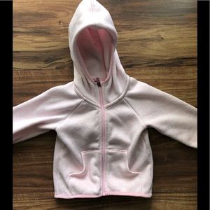 Fleece zip hoodie